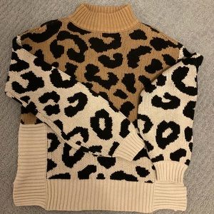 Nine West Leopard Sweater
